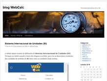 Tablet Screenshot of blog.webcalc.com.br
